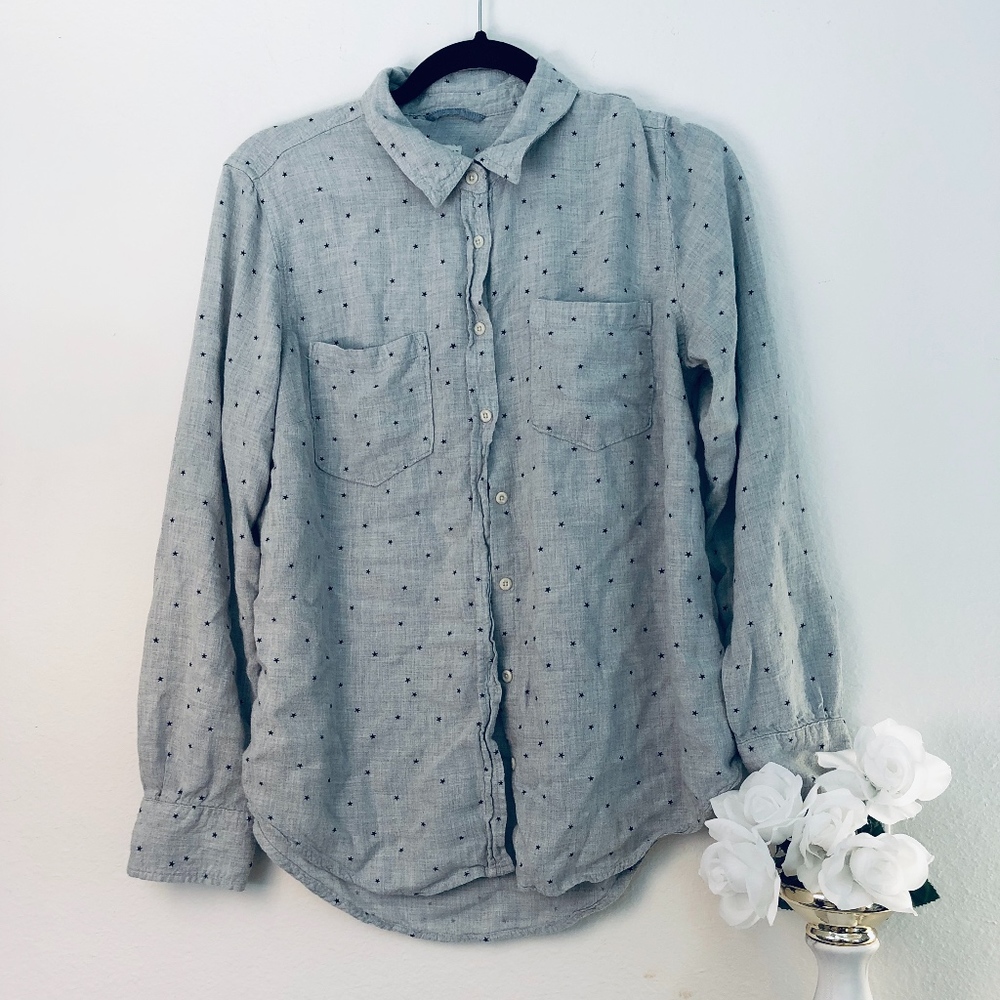 Button down with stars